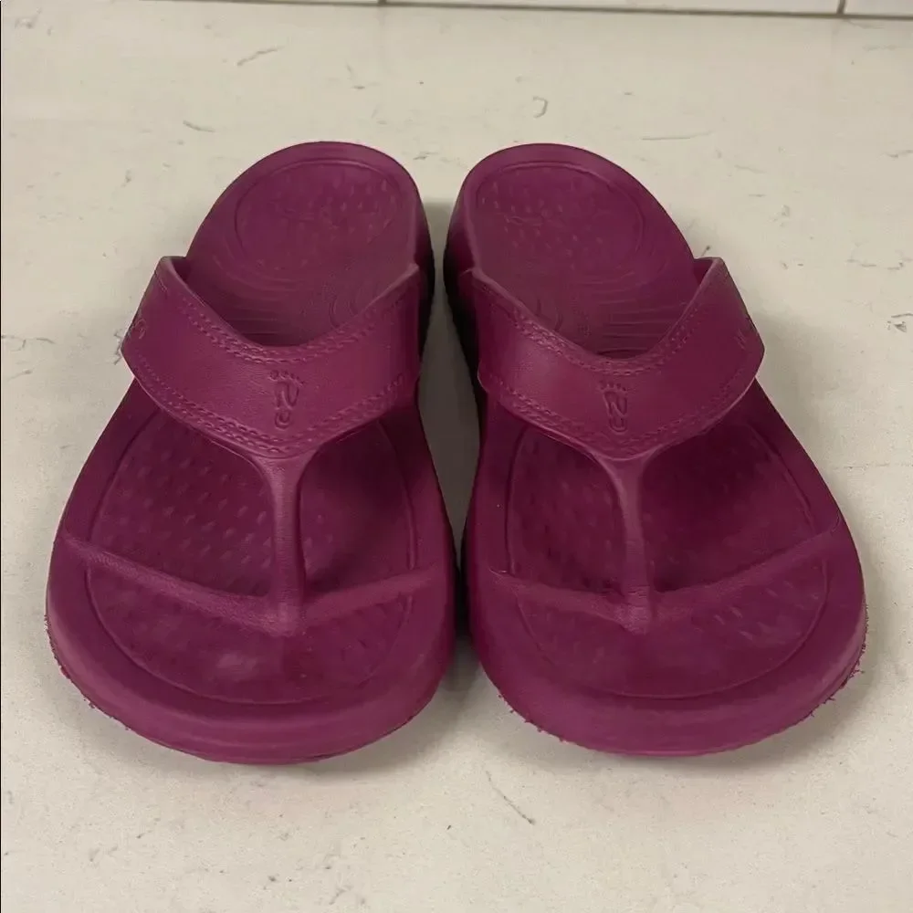 NUUSOL WOMEN'S CASCADE RECOVERY FLIP FLOP Size 8 CA-Dusty Rose ?